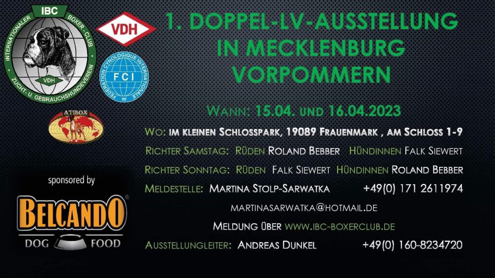1. Doppel LV Ausstellung in Mecklenburg-Vorpommern